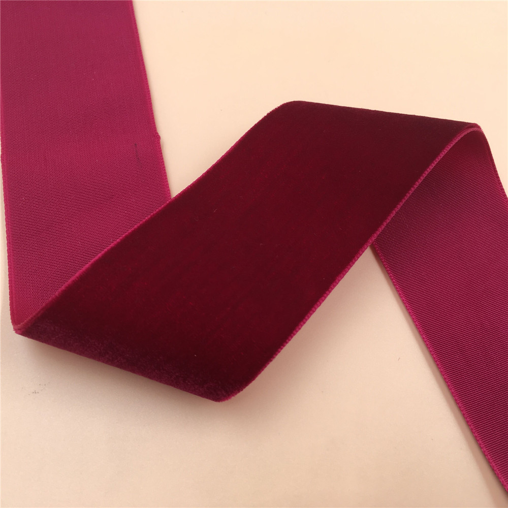 Velvet Ribbon Roll - 38 مللي متر 1 ياردة 3