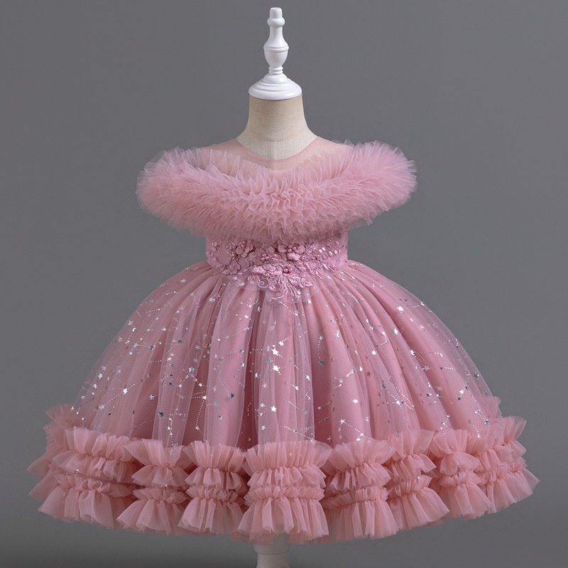 فستان الأميرة الأنيق للفتيات ب - مراجعة Lace Ribbon Trim وسعره