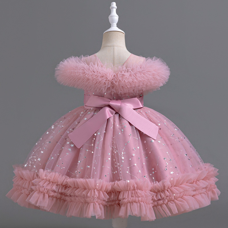 فستان الأميرة الأنيق للفتيات ب - مراجعة Lace Ribbon Trim وسعره