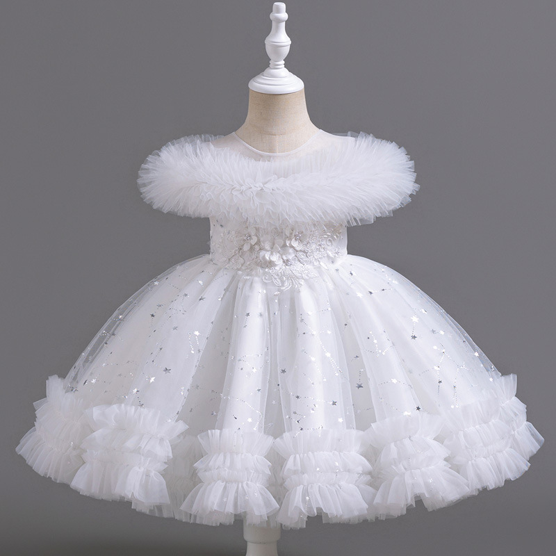 فستان الأميرة الأنيق للفتيات ب - مراجعة Lace Ribbon Trim وسعره